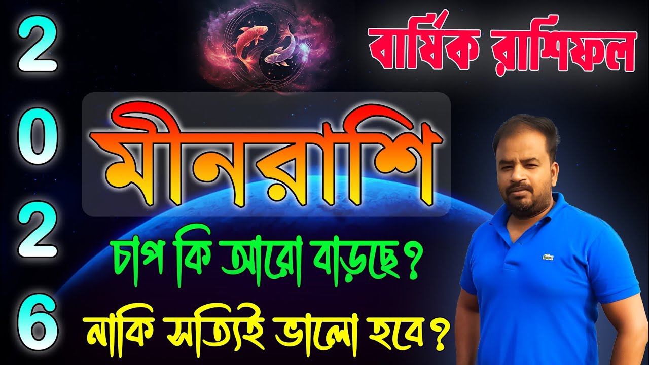 Meen Rashi 2026 Rashifal | মীনরাশি 2026 সাল কেমন যাবে ? Pisces 2026 Horoscope !