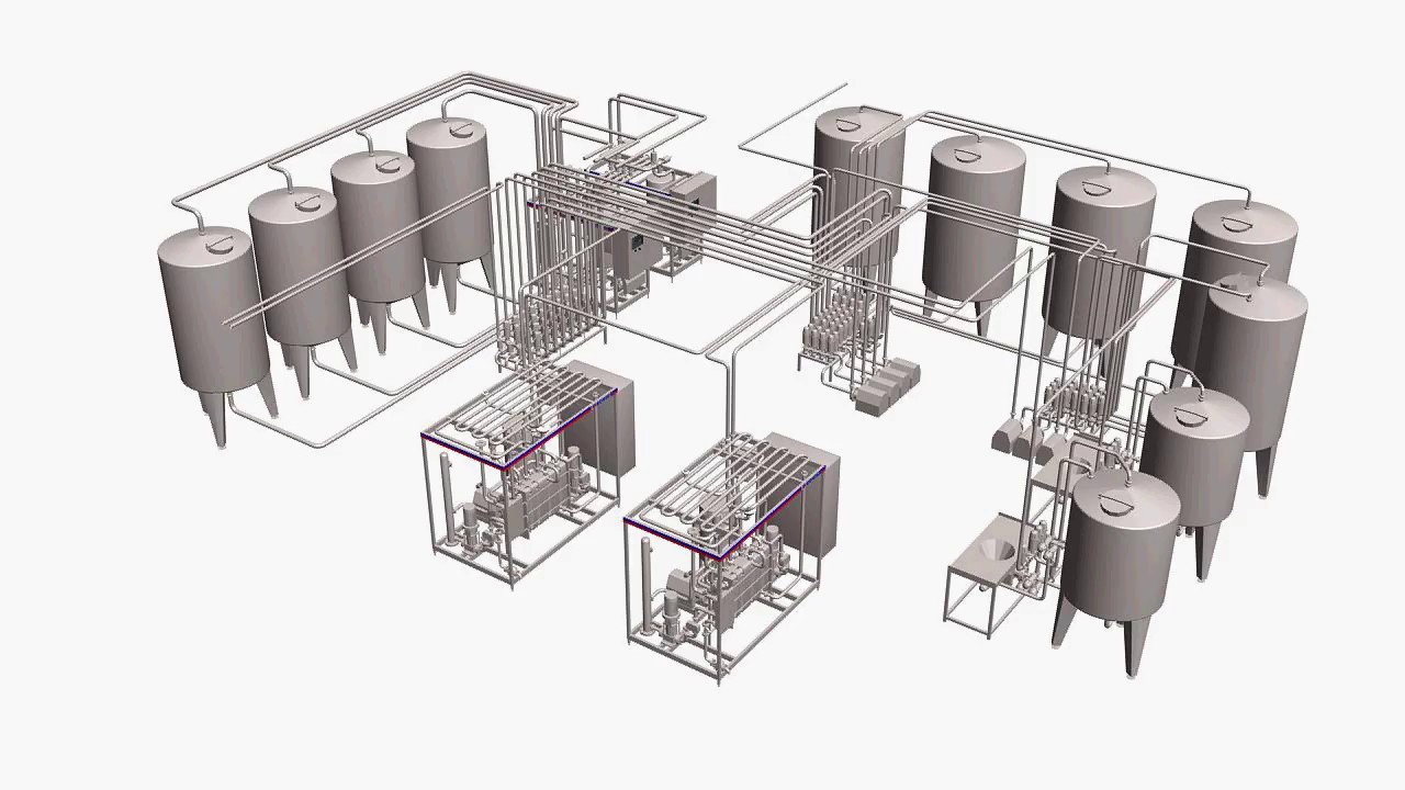 Pasteurization UHT / HTST, Cleaning in Place ( CIP ) Process System