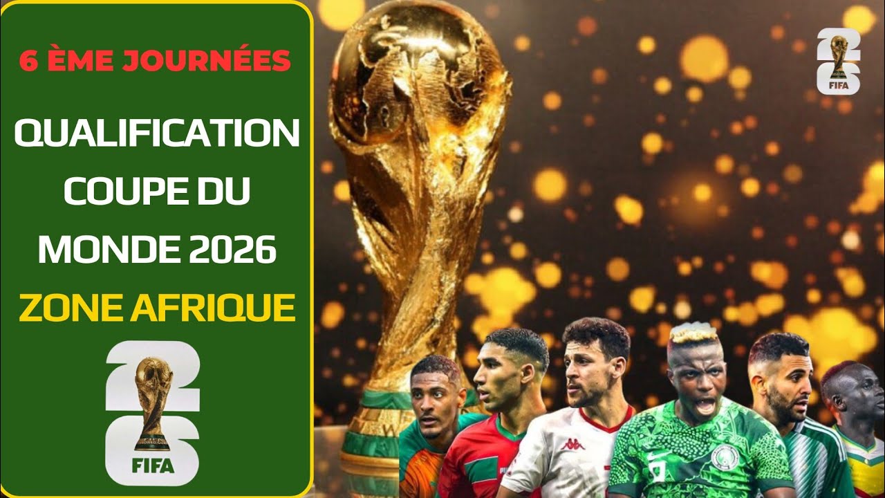 Qualification Coupe du Monde 2026 Zone Afrique : Classements, Analyses et Chances des Équipes