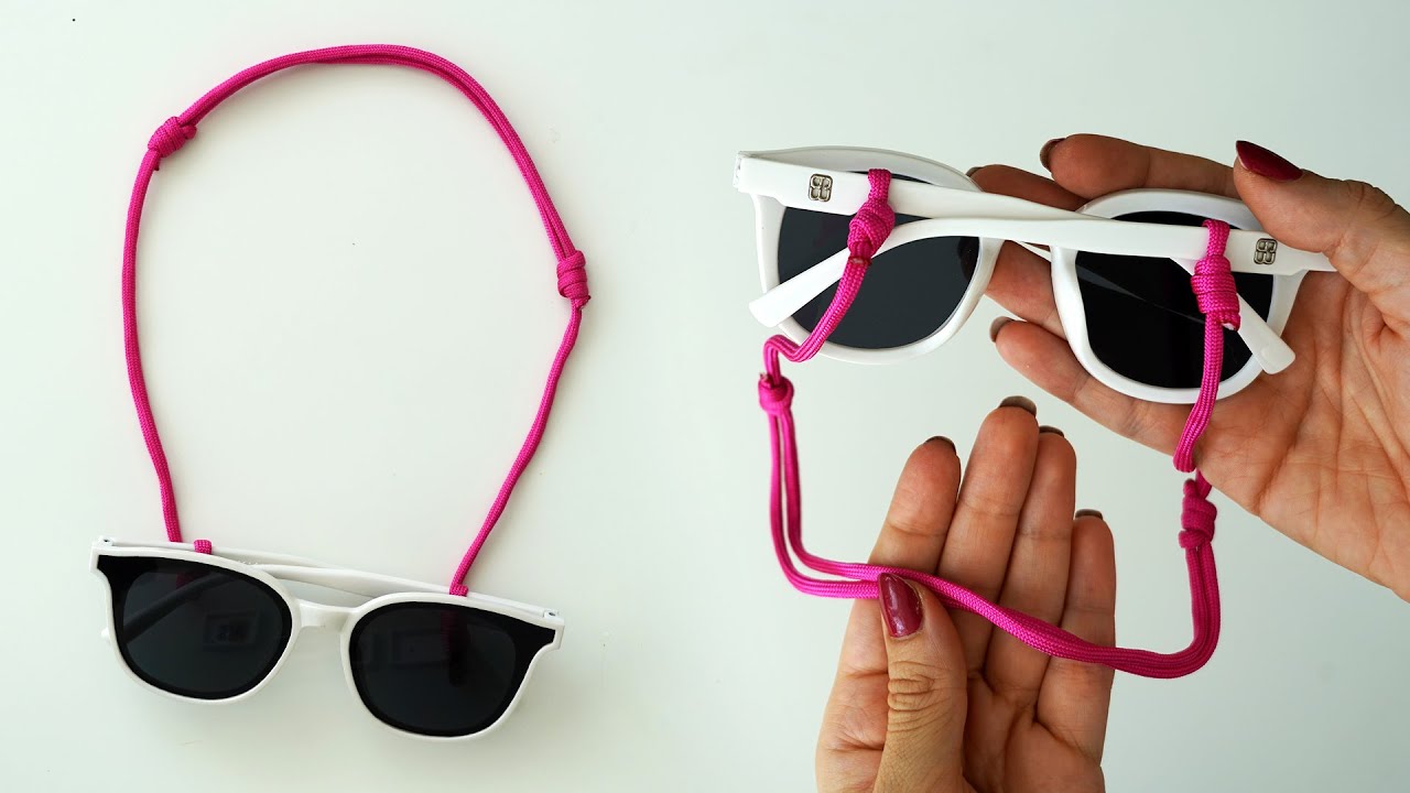 How To Make A Paracord Eyewear Retainer | glasses strap | بندعینک با پاراکورد | بافت بندعینک |