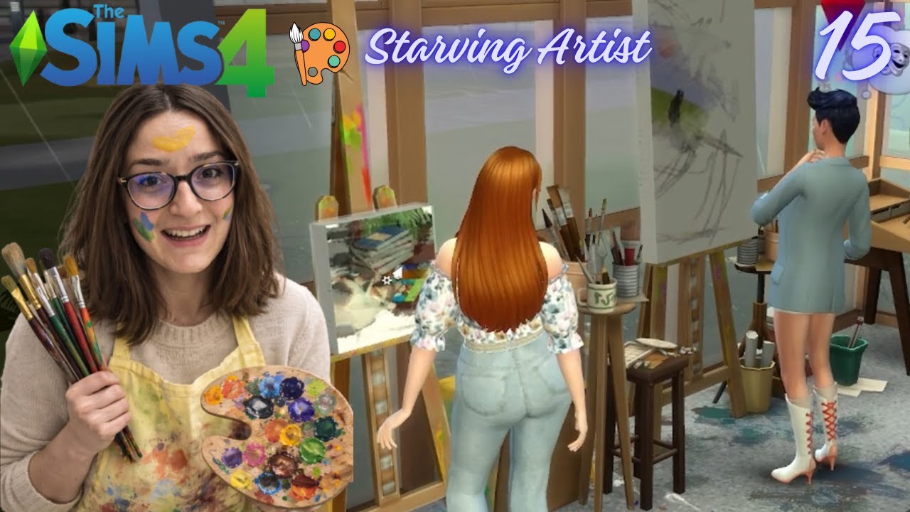 Gemütliche Gemäldeproduktion bis Level 10? Schaffen wir das?  - Part 15 Starving Artist Die Sims 4