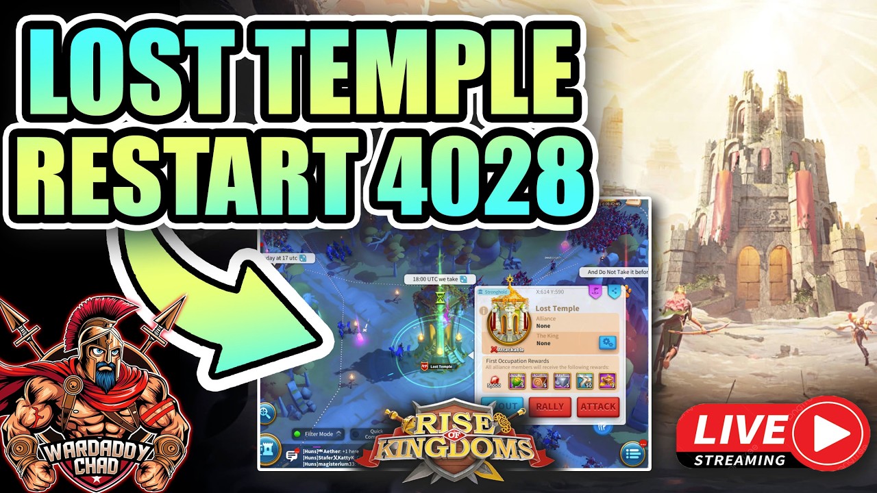Taking The Lost Temple In 4028: Restart Content - Rise of Kingdoms