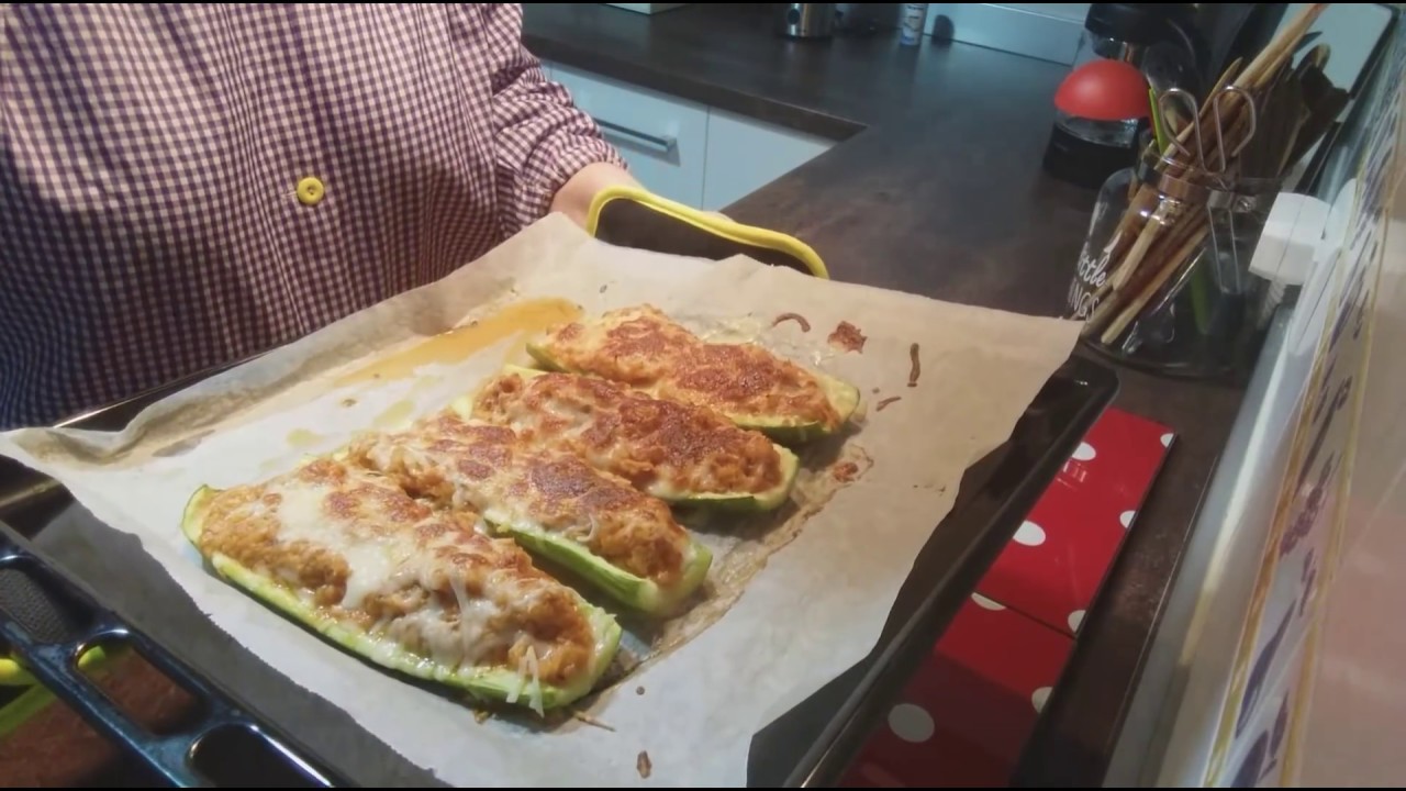 CALABACINES RELLENOS DE ATUN EN MAMBO!!