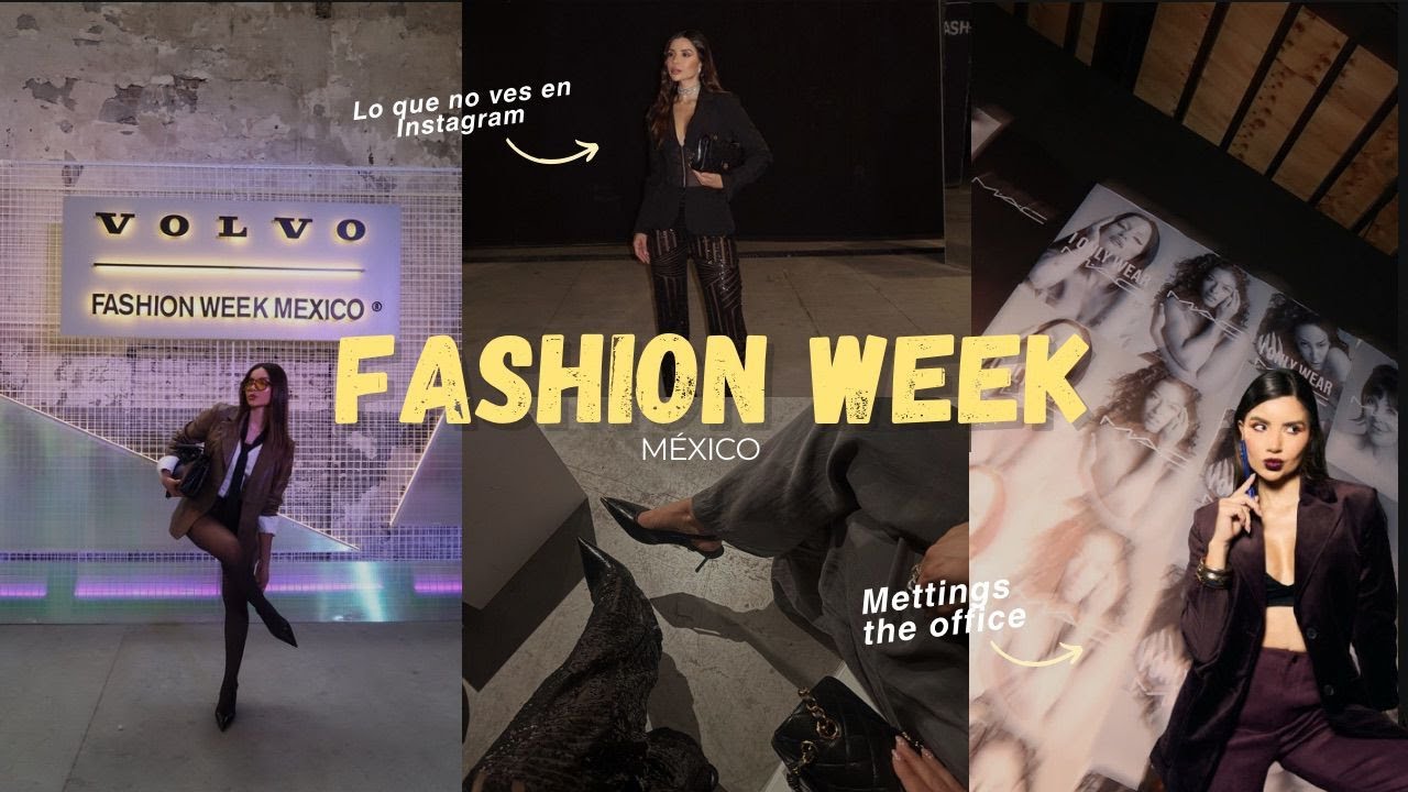 Viviendo el Fashion Week México 🇲🇽 | outfits, pasarelas, cansancio y mucha moda. Asi fue mi semana.