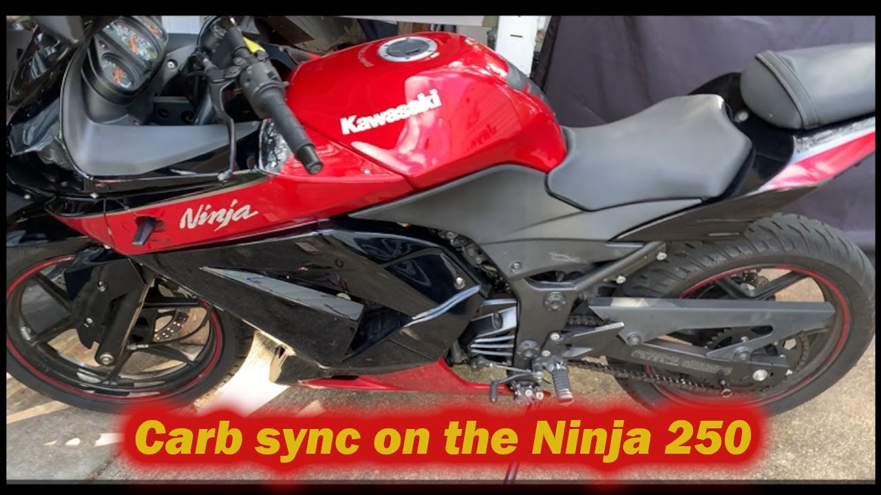 Synchronizing the carbs on a Ninja 250
