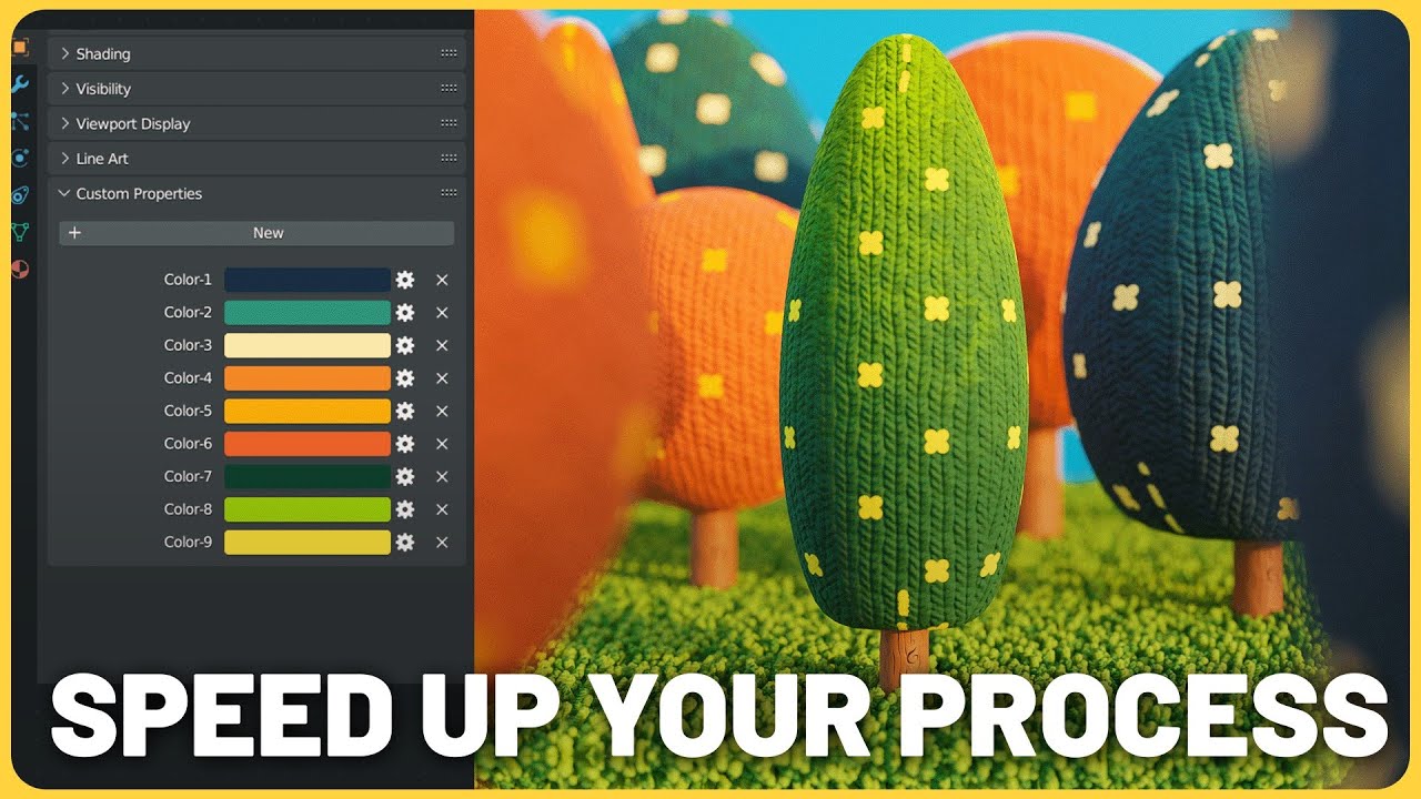 Dynamic Colors with this SECRET Node Trick (Fast and Easy Blender Tutorial)