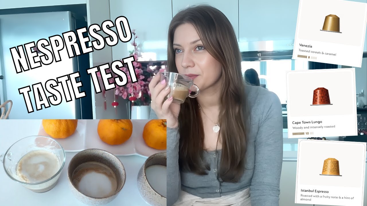 NESPRESSO PODS Blind Taste Test | This was harder than I thought! 😂