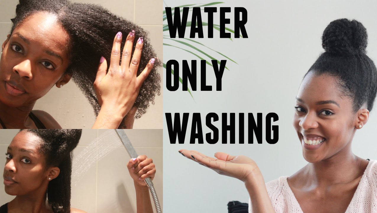 I'M GIVING IT A TRY! WATER ONLY WASHING + PREP [HAIR UPDATE]