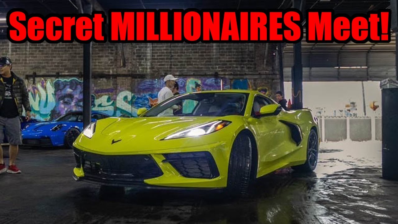 I SNUCK A C8 Corvette into a SECRET UNDERGROUND SUPERCAR MEET!