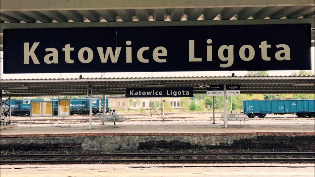 Zapowiedzi pociągów na stacji Katowice Ligota