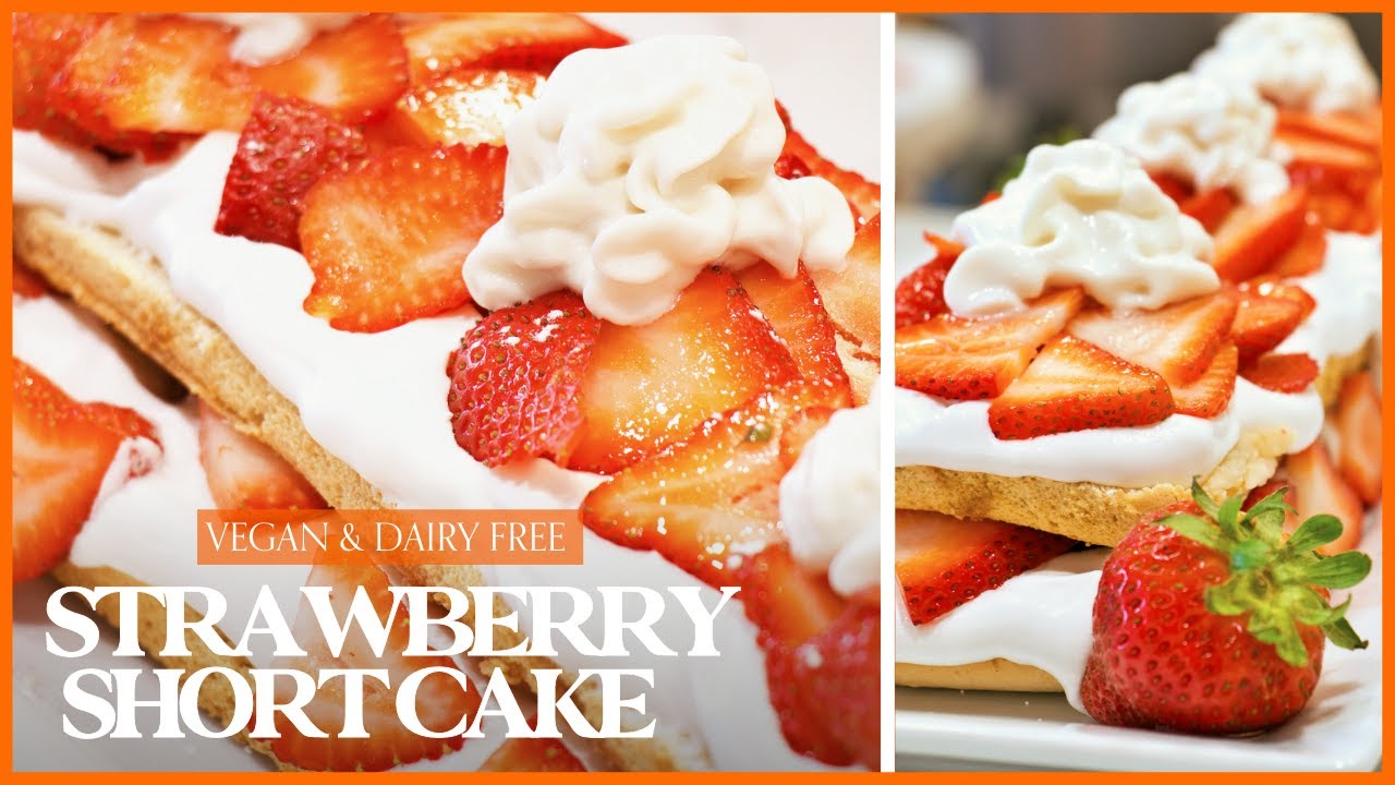 The PERFECT Vegan Strawberry Shortcake Recipe 🍓
