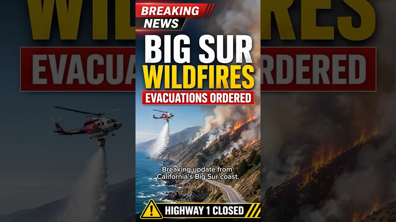 Evacuations Ordered as Big Sur Wildfires Spread