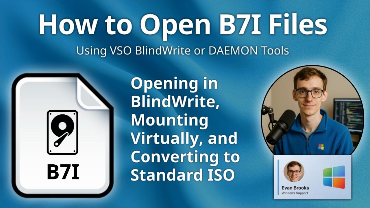 Как открыть файлы B7I (образ диска BlindWrite 7)