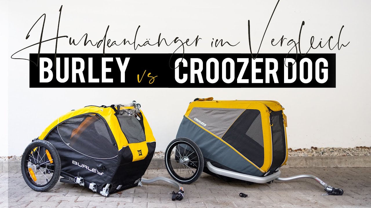 Croozer Dog vs. Burley Tail Wagon, Hundeanhänger im Vergleich
