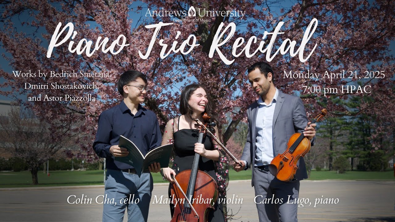 Piano Trio Recital | Colin Cha, cello; Mailyn Iribar, violin; Carlos Lugo, piano (April 21, 2025)