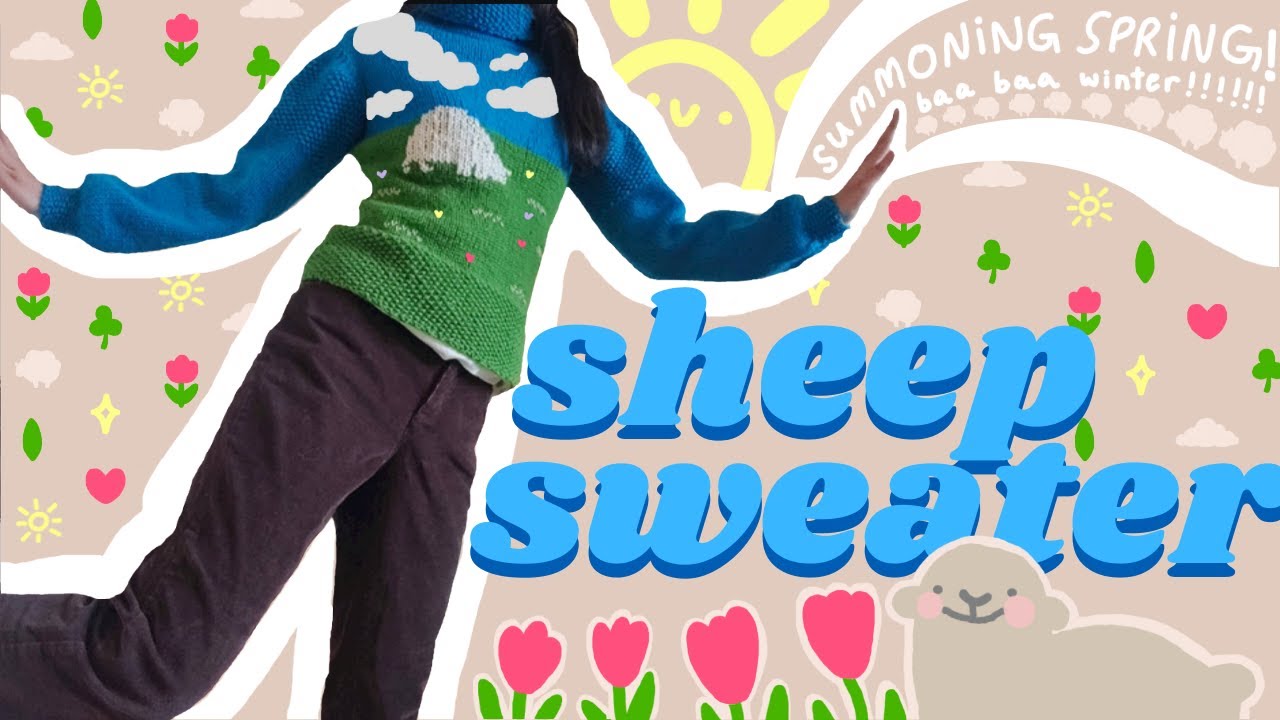 Knitting a Sheep Sweater | Spring knitting