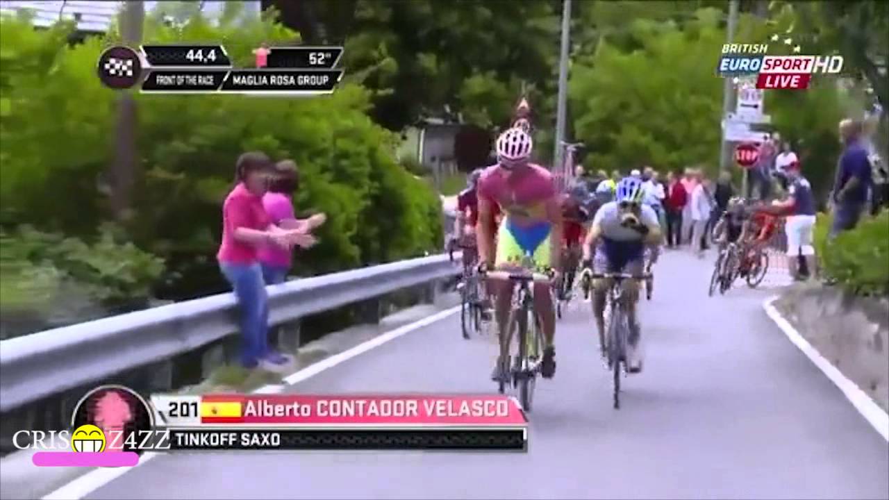 Alberto Contador's Attack best of Giro D'italia 2015