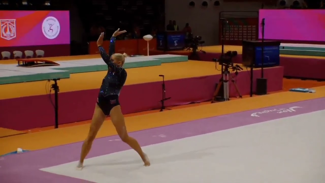 Ruby Evans Floor Qualifications 2025 Worlds