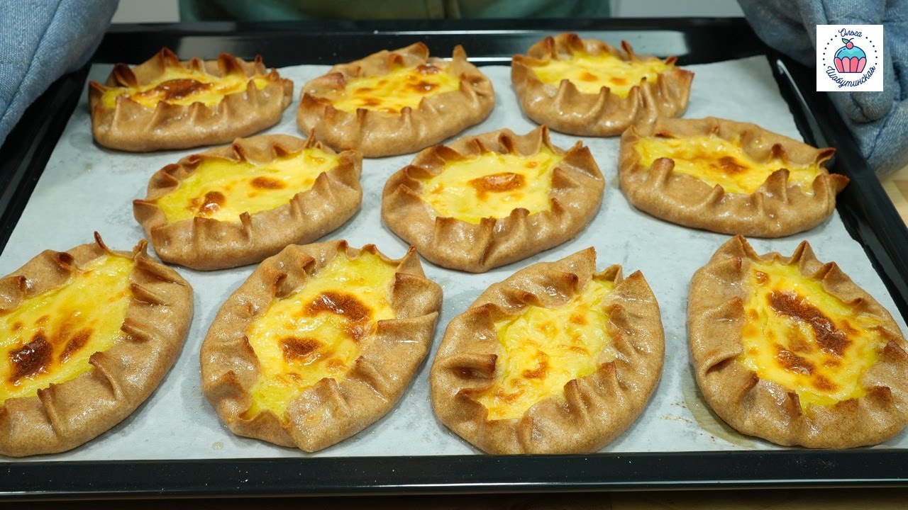 КАРЕЛЬСКИЕ КАЛИТКИ или пирожки из пресного ржаного теста с начинкой из картофельного пюре!