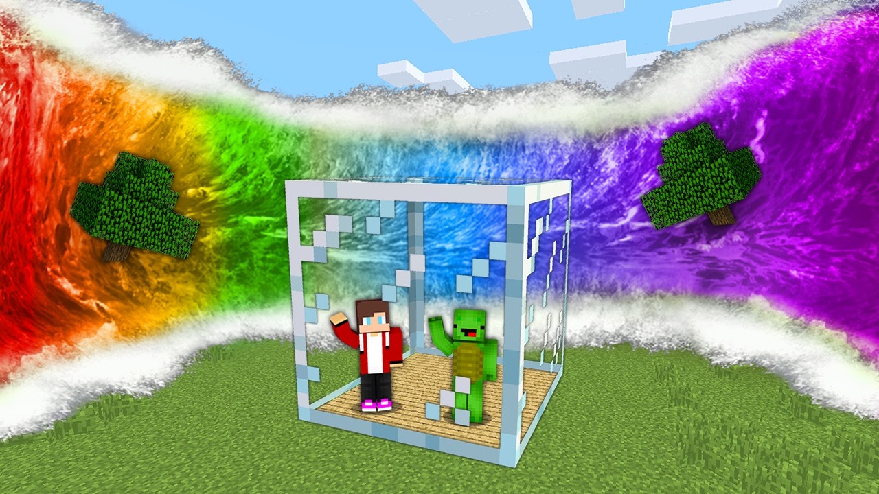 RAINBOW TSUNAMI vs. Doomsday Bunker - Minecraft