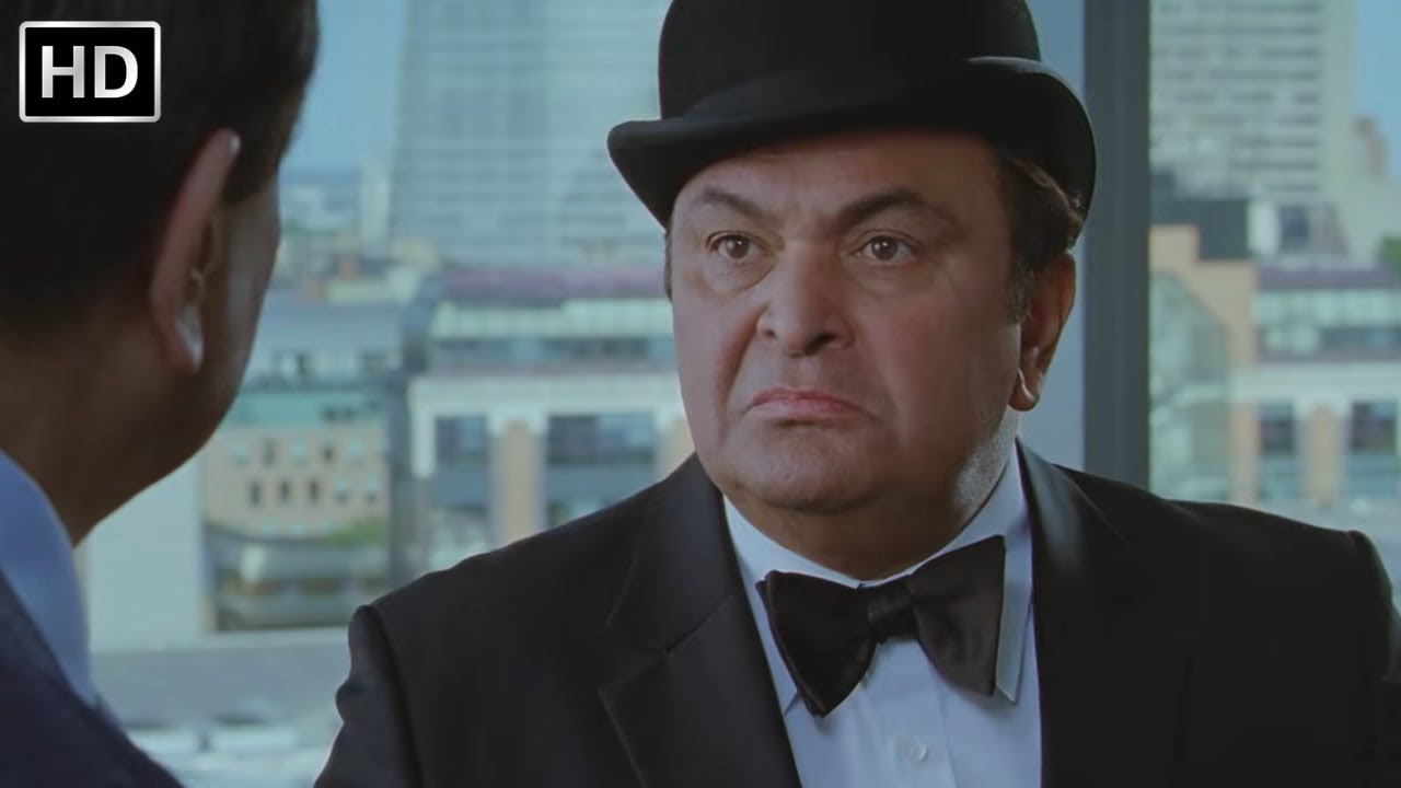 Housefull 2 Comedy Scnee - मैं कपूर का रियल सन हु - Rishi Kapoor, Randhir Kapoor - HD