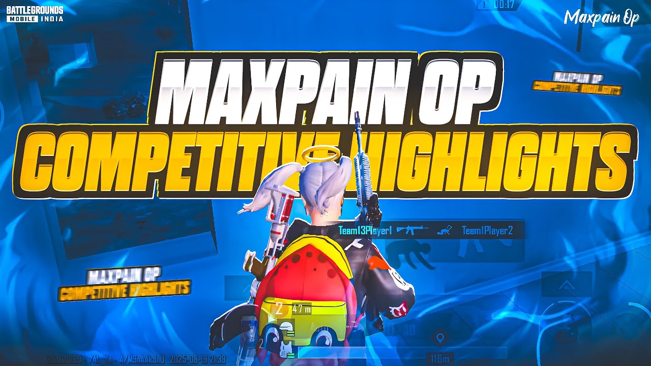 MAXPAIN OP COMPETITIVE HIGHLIGHTS 🥷🏻 | IPHONE 13 #bgmi 