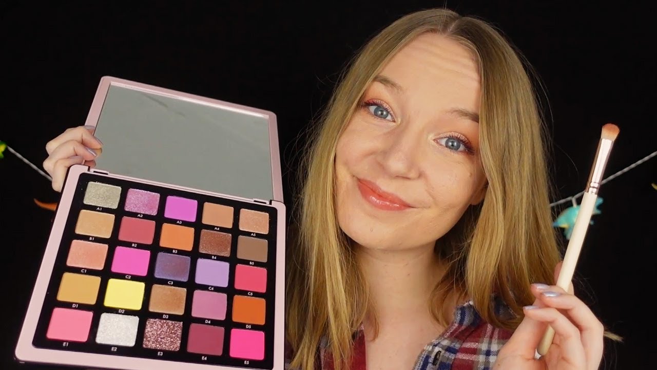 ASMR Doing My Makeup (Whispered, Makeup Sounds)