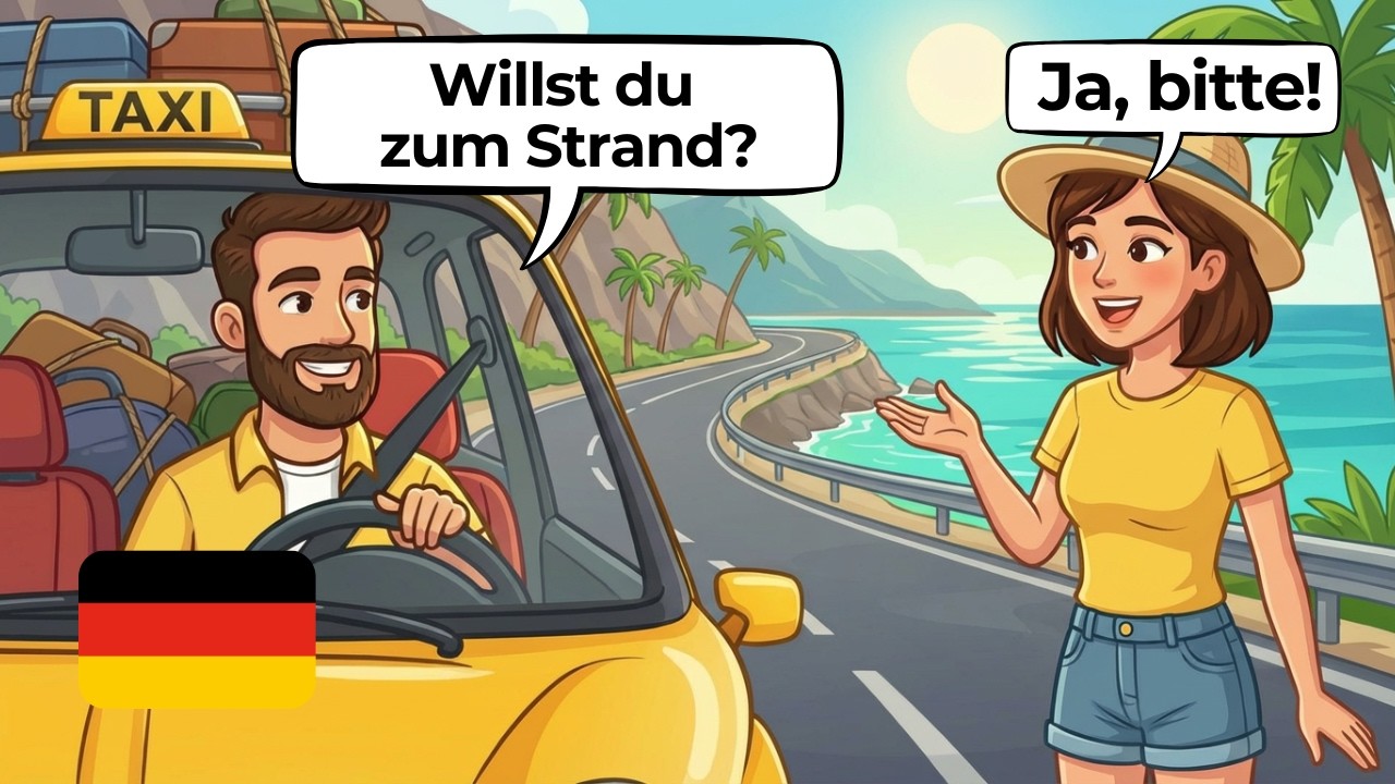 German Conversation Practice | 10 Travel German Conversations