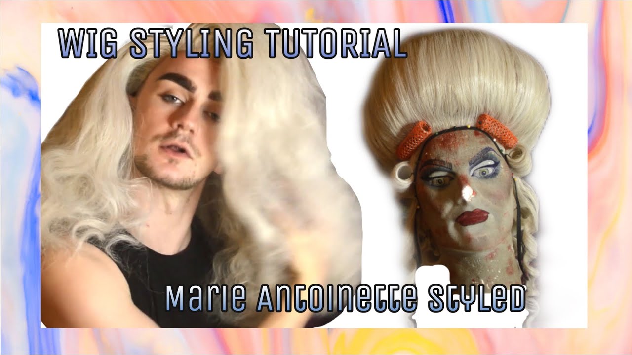 HOW TO STYLE A WIG | MARIE ANTOINETTE STYLED STACKED WIG |