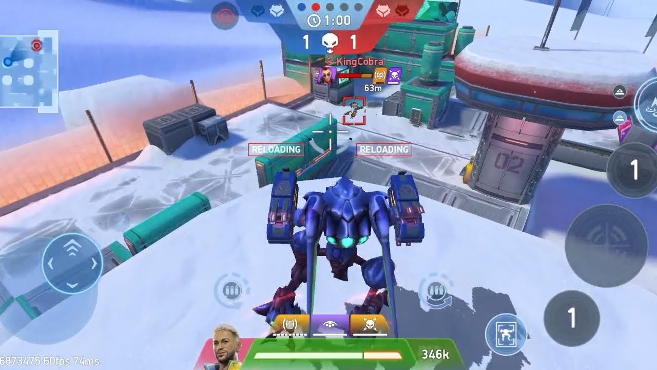He Don't Have Chance To Stunne Me 😂 In Hanger Showdown | #mecharena 