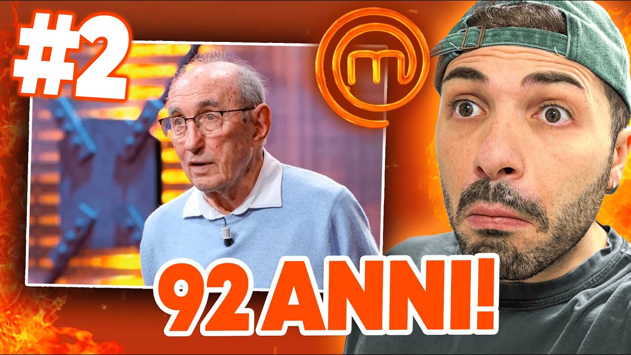 Un CONCORRENTE di 92 anni! - REACTION alla SECONDA PUNTATA di MASTERCHEF 15 🍳