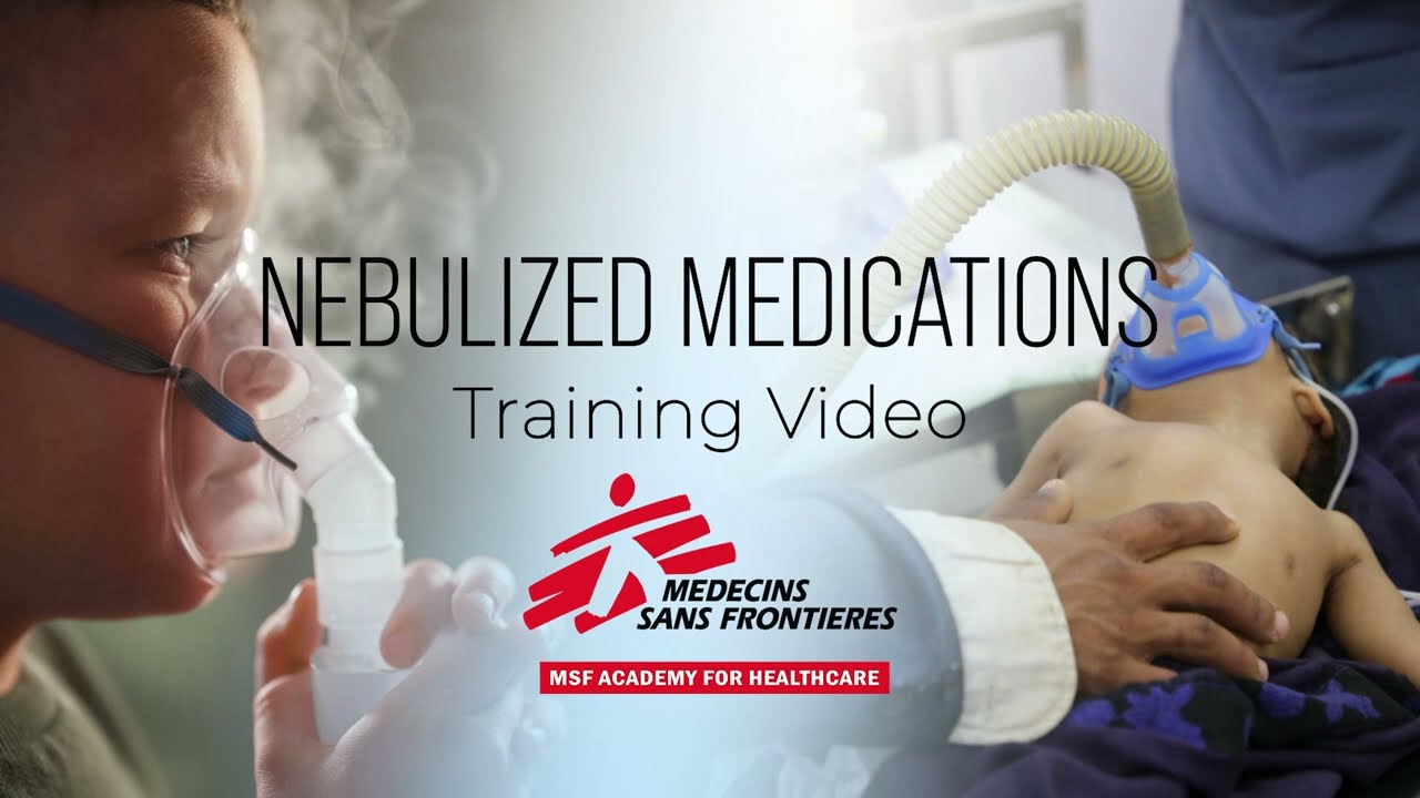 Nebulizer administration method - Learning video for nursing care providers