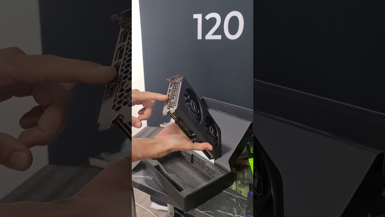 120 fsp рождение легенды! Распаковка RTX 5060 Palit