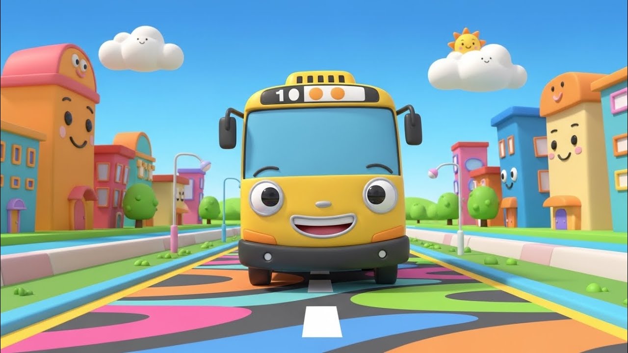 Boom Boom City Bus 🚌🎶 | Fun Kids Nursery Rhyme & City Adventure Song⭐ 