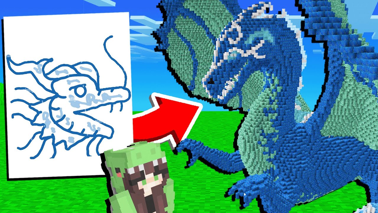 CONSTRUIESTE DESENUL IN MINECRAFT (99.25% IMPOSIBIL)