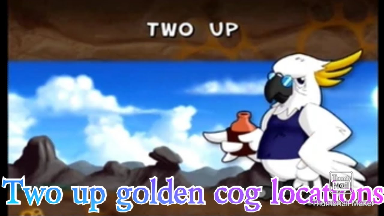 Ty the tasmanian tiger- Two up- Find all 10 golden cogs