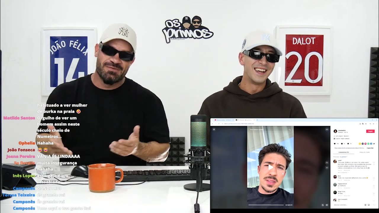 OS PRIMOS REAGEM A RESPOSTA DE NUMEIRO E IMITAÇÃO DE TIAGO GRILA