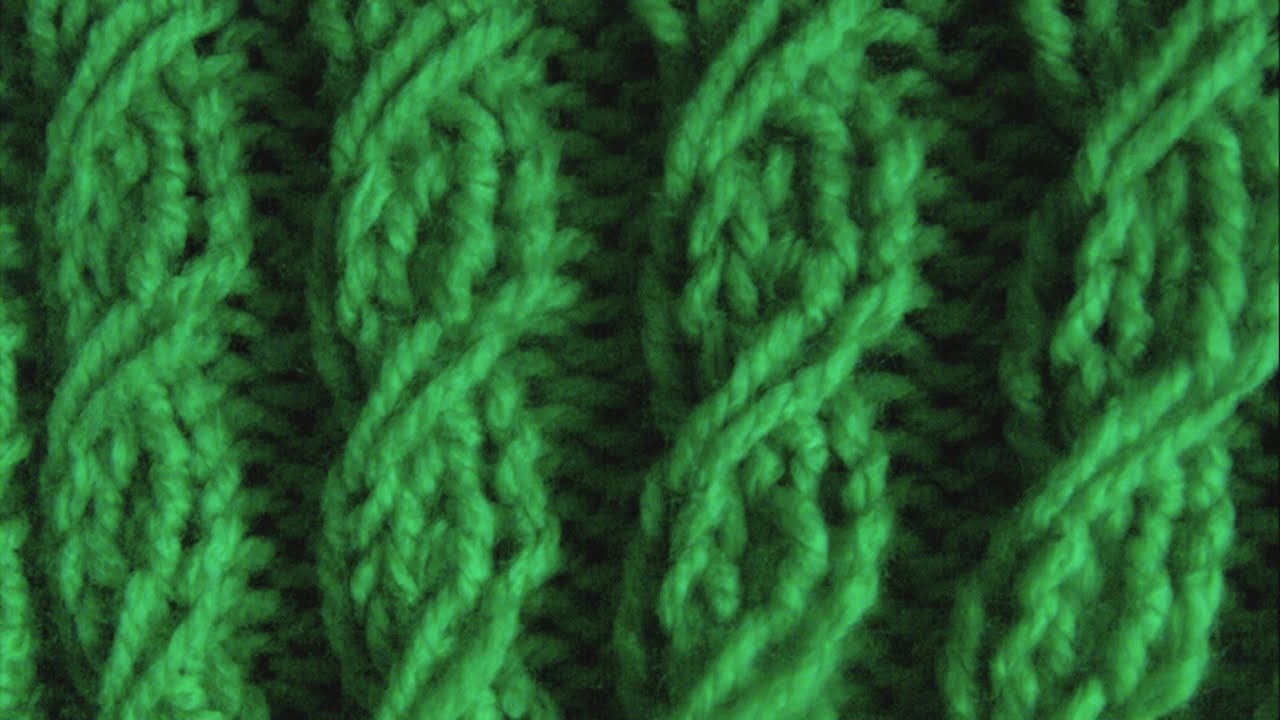 WZORY NA DRUTACH-KNITTING STITCH-LENIWY WARKOCZ