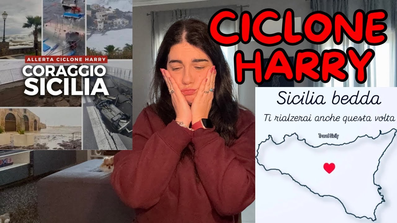 CICLONE HARRY in SICILIA 😱 HA DISTRUTTO TUTTO 😭CHE PAURA