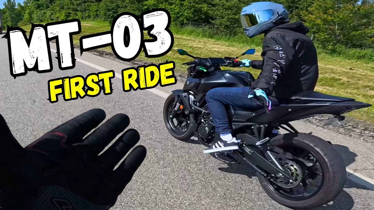 First Ride On My MT03 | MT03 Review From Small Bike Owners
