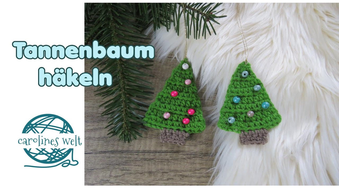 Tannenbaum, Weihnachtsbaum häkeln, Deko