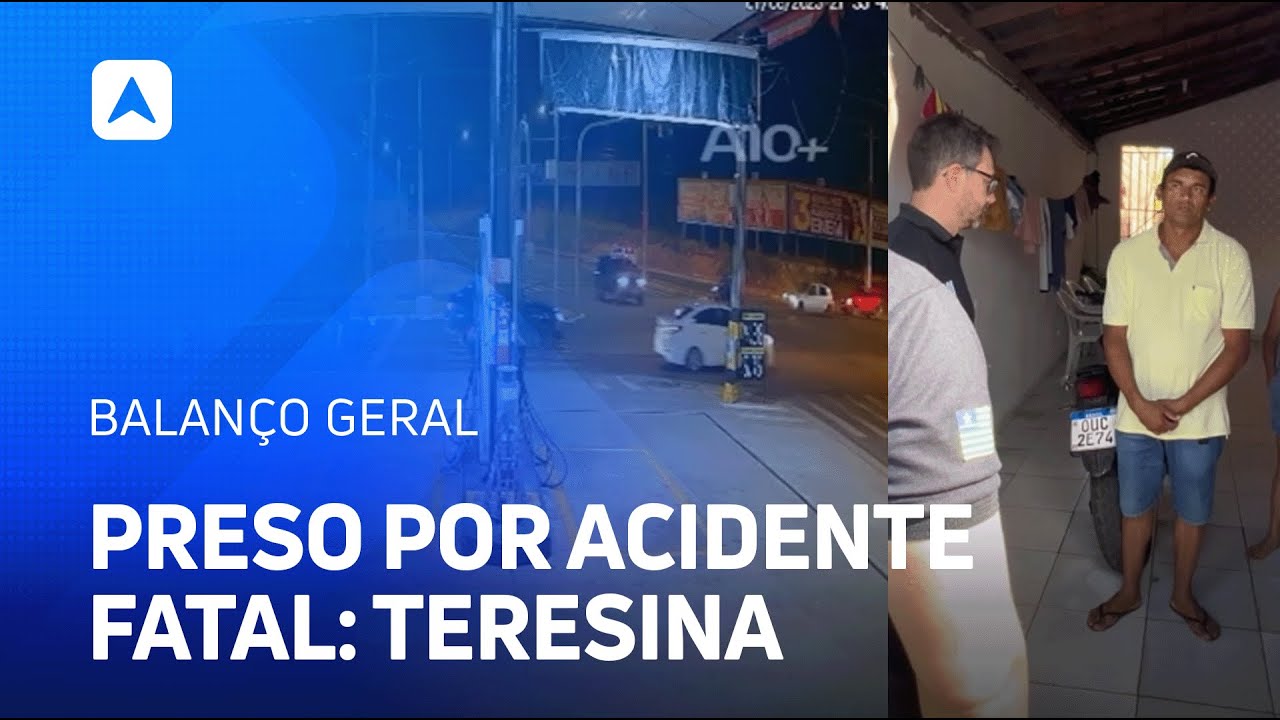 Urgente! SSP-PI prende suspeito de acidente que matou 3 pessoas em Teresina