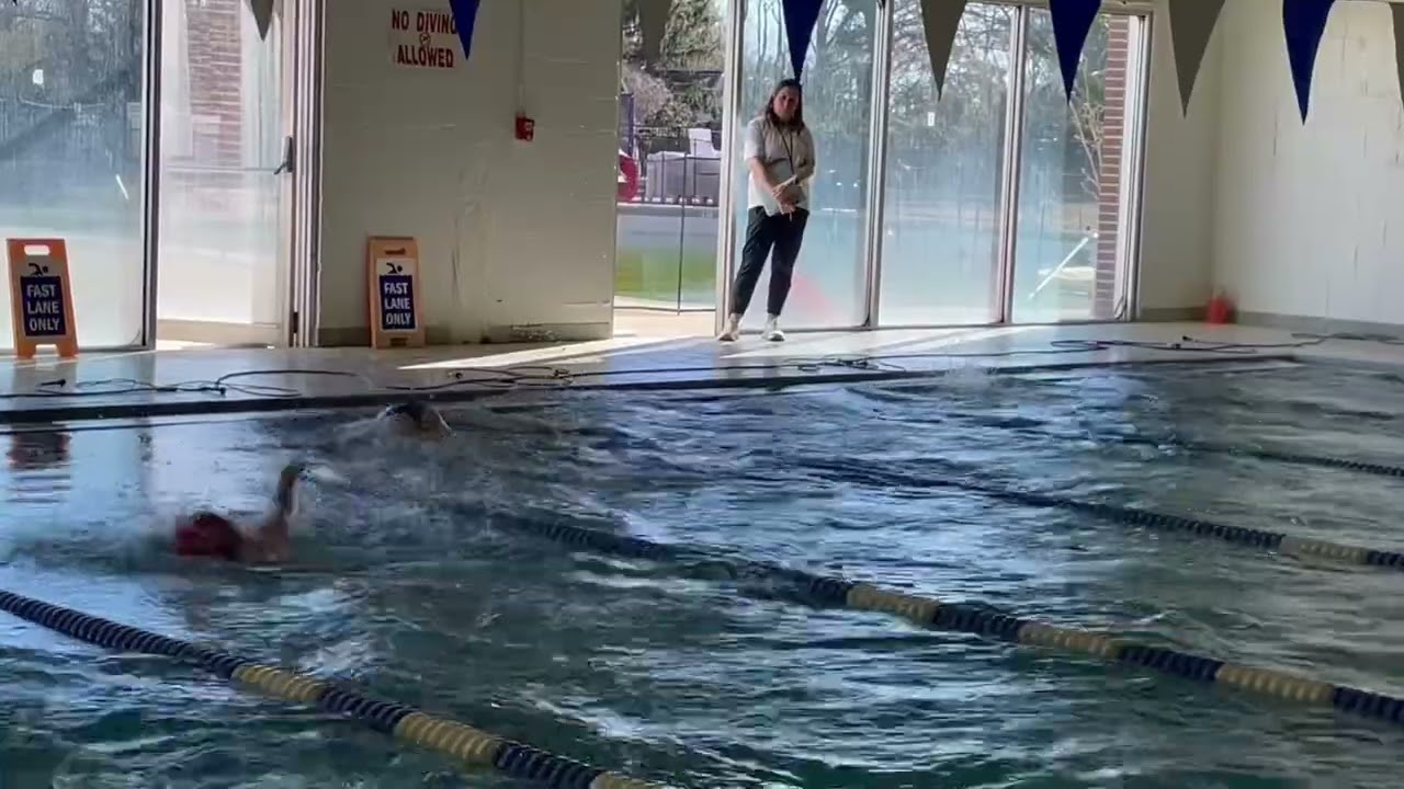 Lily's swim meet competition
