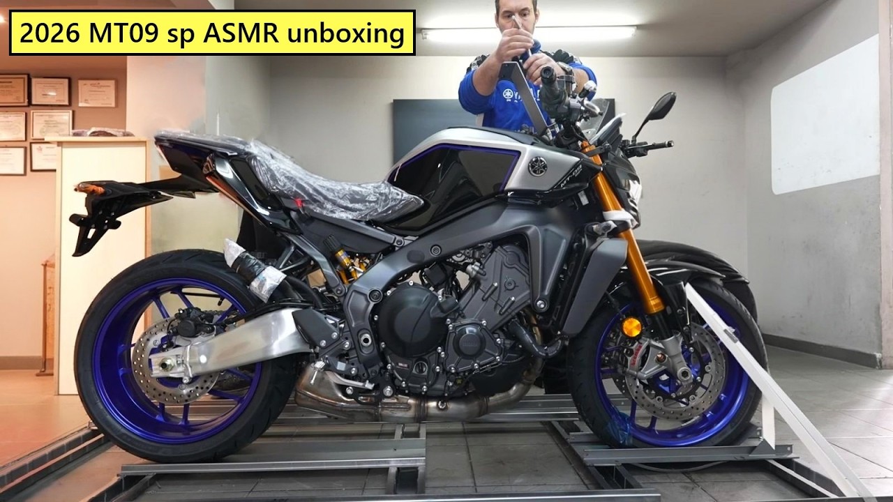 2026 YAMAHA MT09 sp ASMR unboxing