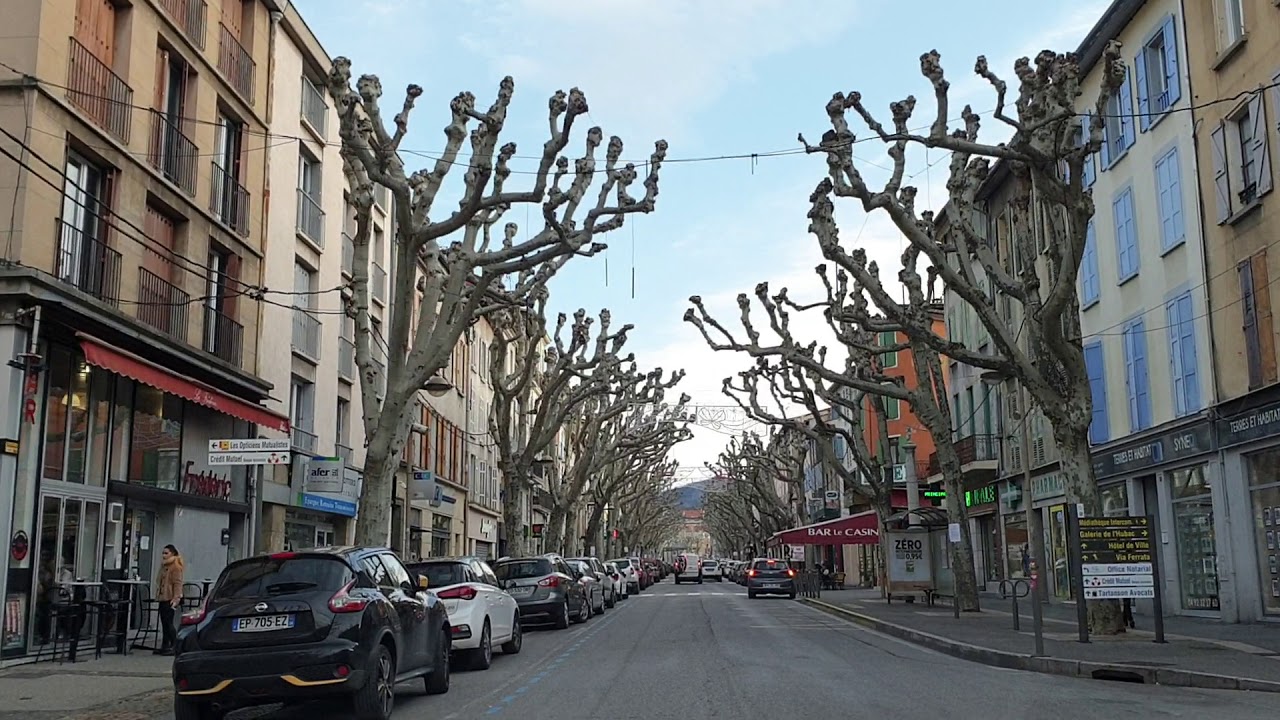 Przejazd przez Digne-les-Bains, Francja (2020.01)