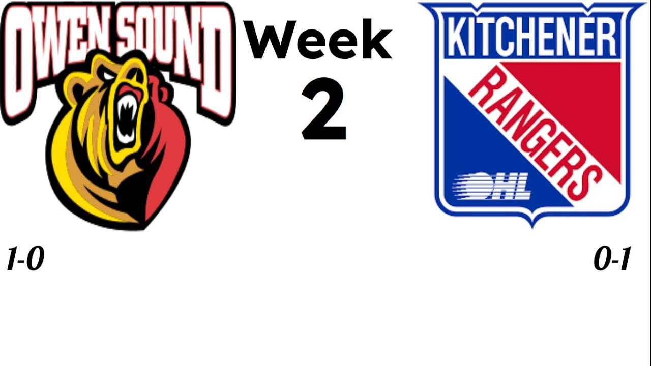 Kitchener vs Owen sound week 2