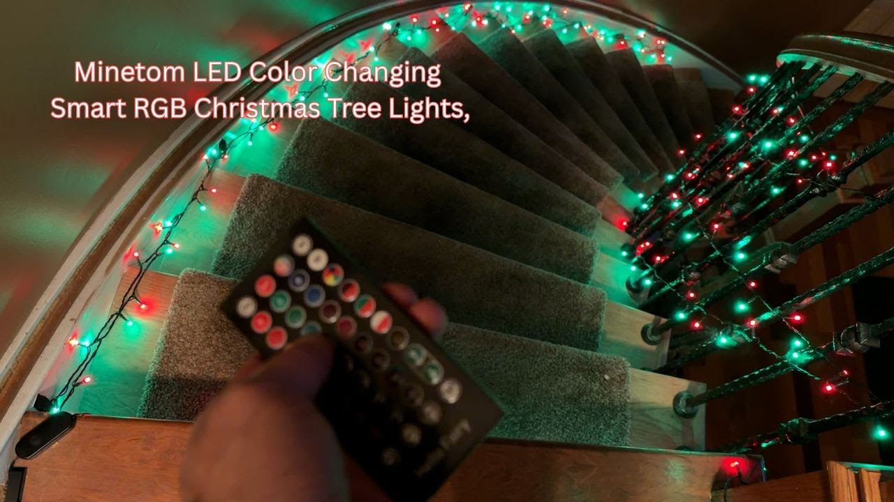 Ultimate Smart RGB Christmas Lights! Minetom 82ft 250 LED App Control, Music Sync 16 Million Colors