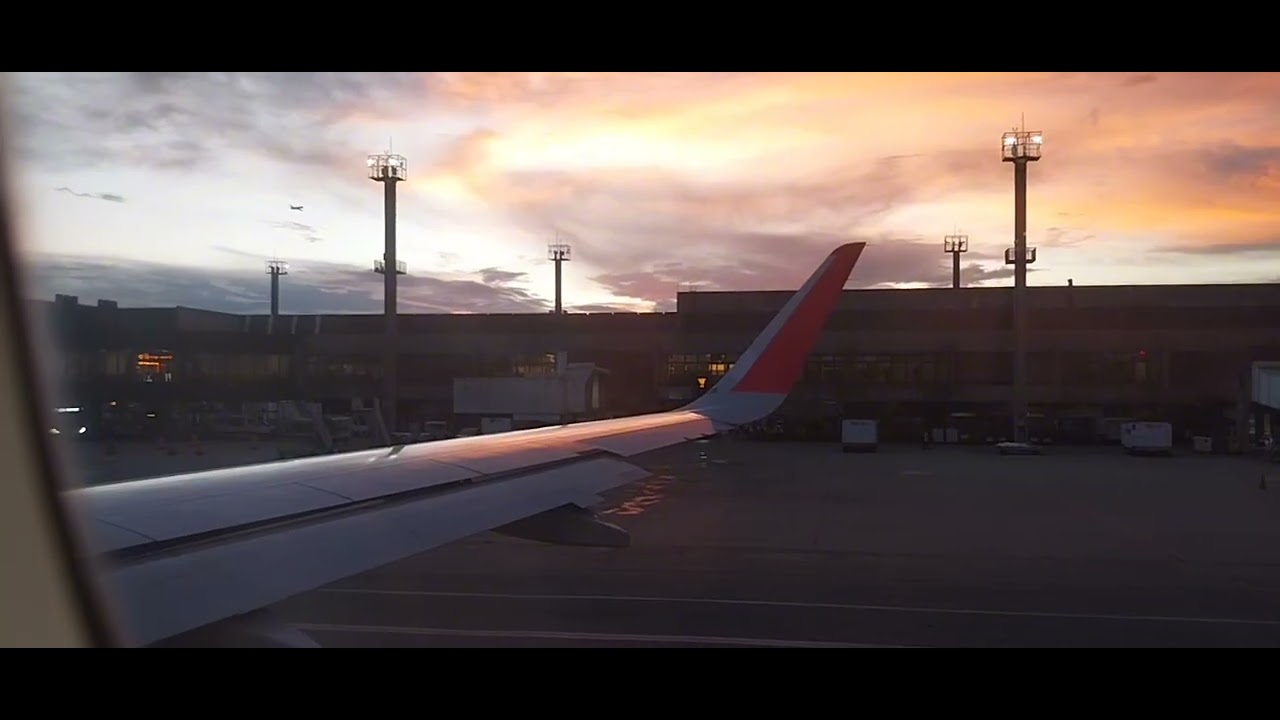 Decolagem do A320neo da LATAM em Guarulhos [PR-XBM]