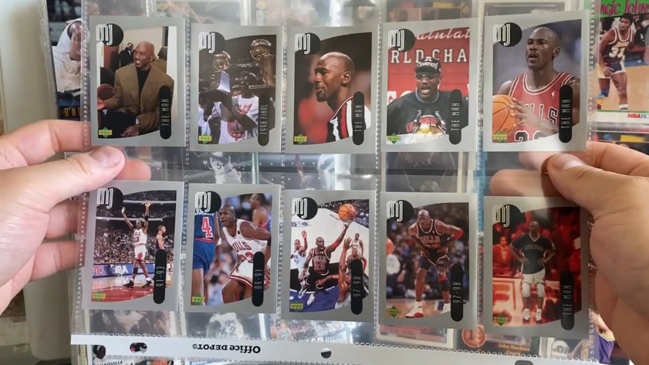Michael Jordan Upper Deck MJ Sticker Card Collection
