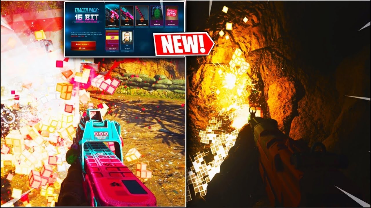 the NEW TRACER PACK 16 BIT BUNDLE IN MODERN WARFARE! SHOWCASE (NEW 16 BIT TRACERS + DEATH EFFECT)